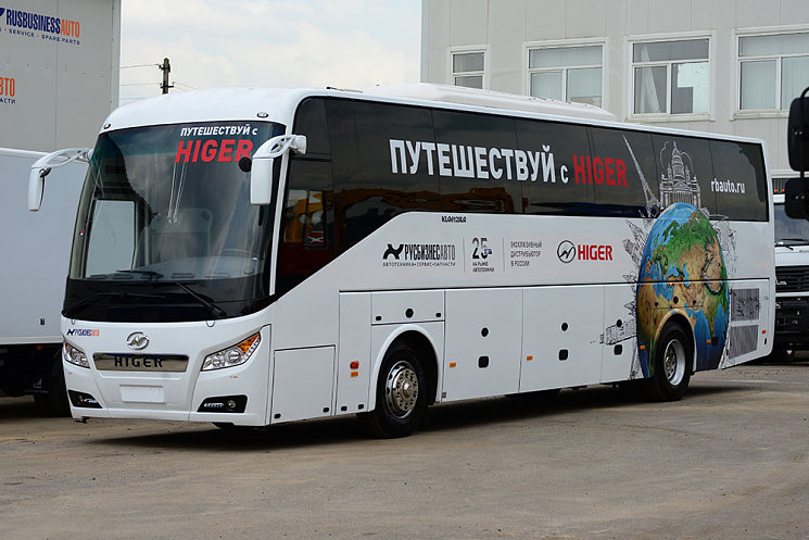 «Русбизнесавто» представит новый автобус Higer KLQ6128LQ