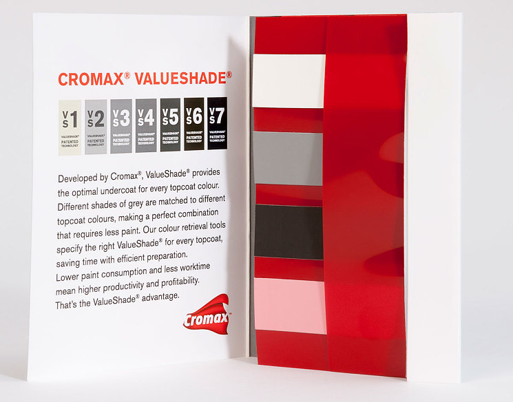 Инструмент для демонстрации работы с системой подложек ValueShade от Cromax