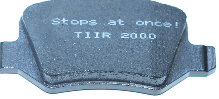 Колодка для Mercedes с инновационным покрытием ТИИР 2000