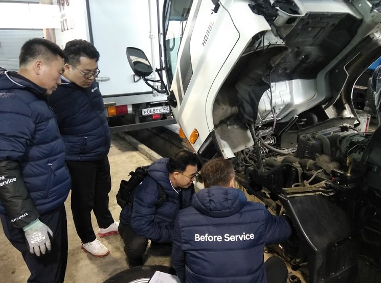 ​Корейские и российские специалисты Hyundai Truck and Bus провели осеннюю кампанию «Before Service»
