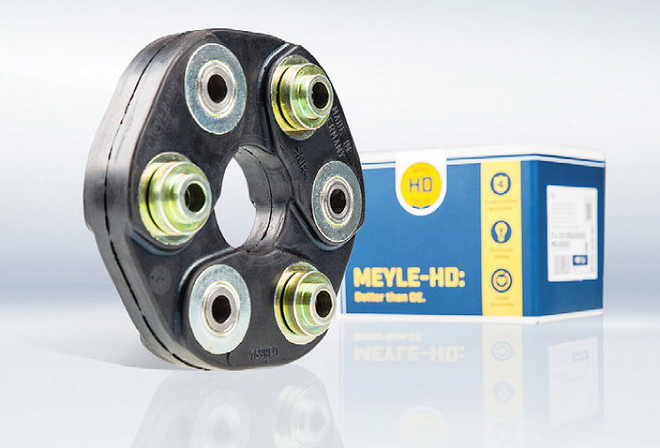 MEYLE совместно с BOGE Elastmetall GmbH представила 22 наименования новых эластичных муфт линейки MEYLE-HD