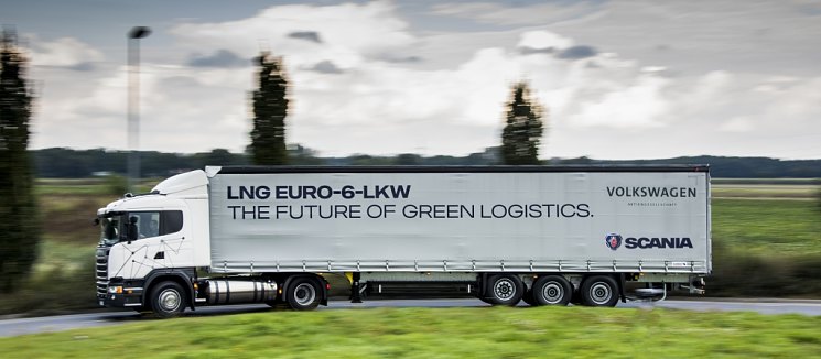 ​Сто газомоторных Scania обеспечат «зеленую» логистику концерна Volkswagen AG