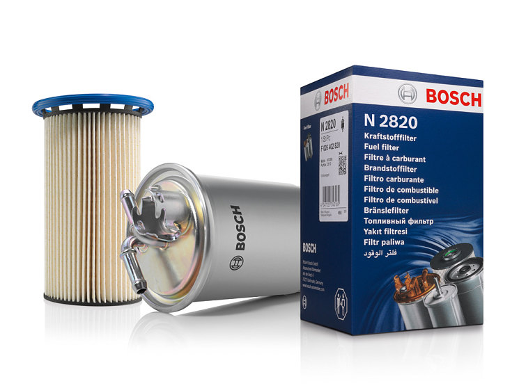 Топливные фильтры Bosch обеспечивают длительный срок эксплуатации двигателя