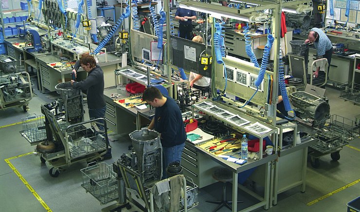 Саарбрюкен, завод по восстановлению коробок передач.