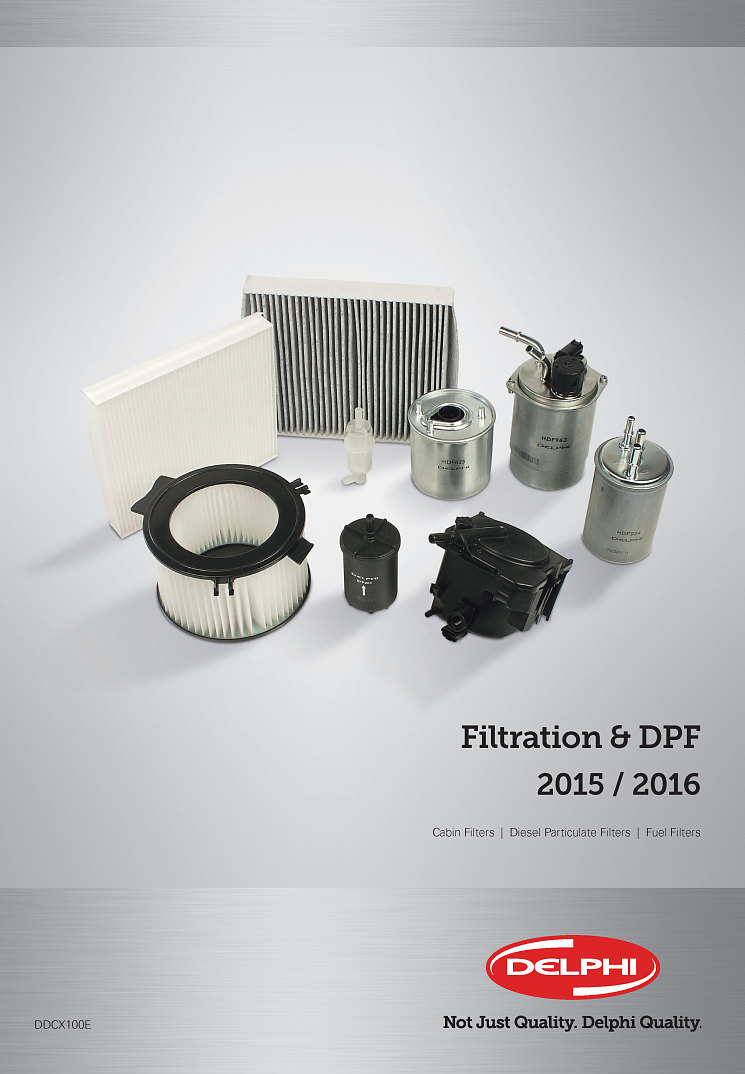 Delphi Product & Service Solutions представляет новый каталог по фильтрам.