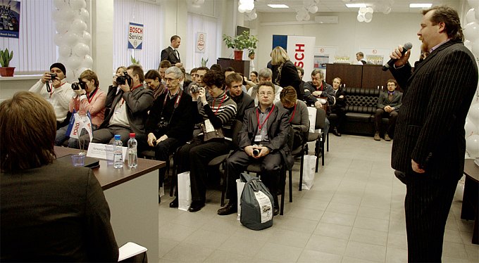 Рассказ о задачах центра проходил в учебной аудитории центра Bosch в Санкт-Петербурге