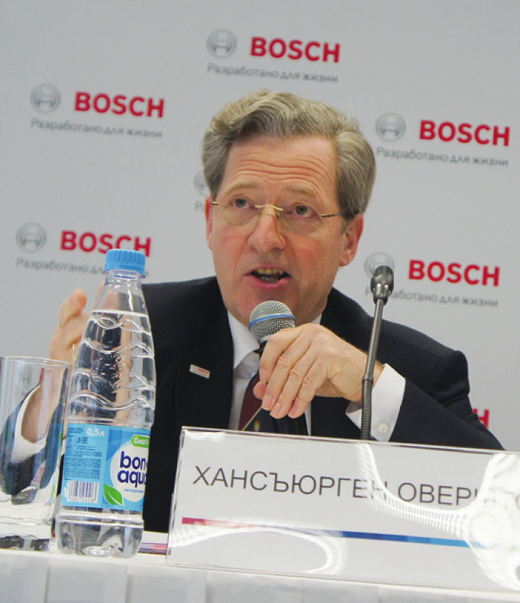 Хансъюрген Оверштольц, президент
и полномочный представитель
ООО «Роберт Бош»