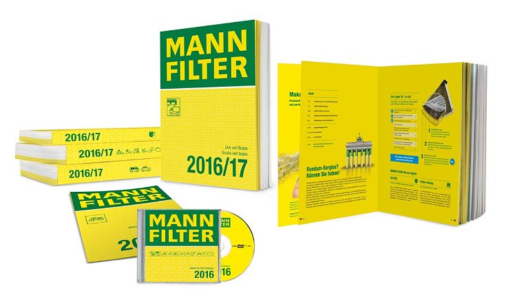 Новый комплект каталогов MANN-FILTER 2016/2017