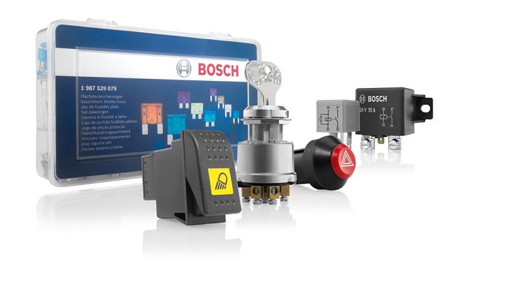 ​Широкий спектр надежных и качественных компонентов Bosch для автомобильного электрооборудования