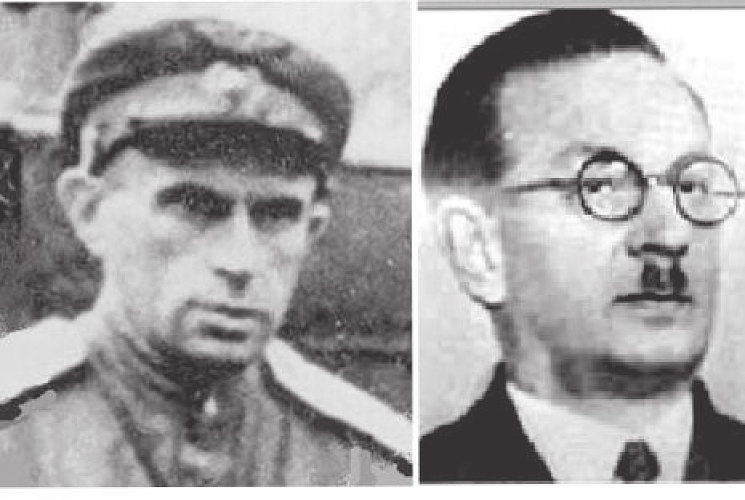 Б.И. Шелищ (слева), В.И. Сороко-Новицкий (справа)