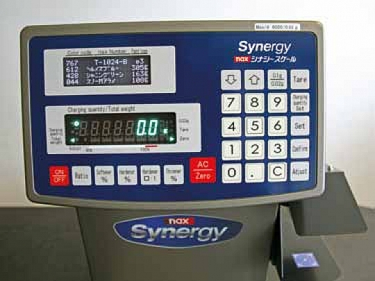 Панель управления и контроля электронных весов Nax Synergy