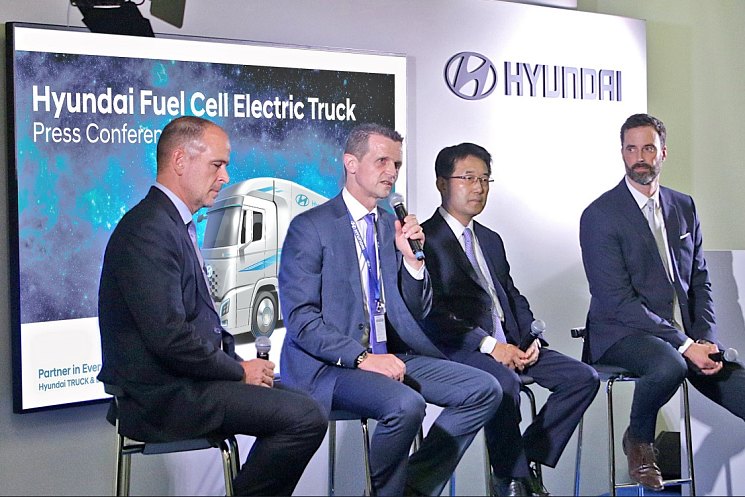 ​Hyundai Motor и H2 Energy обеспечат ввод в коммерческую эксплуатацию первого в мире парка грузовиков на водородном топливе