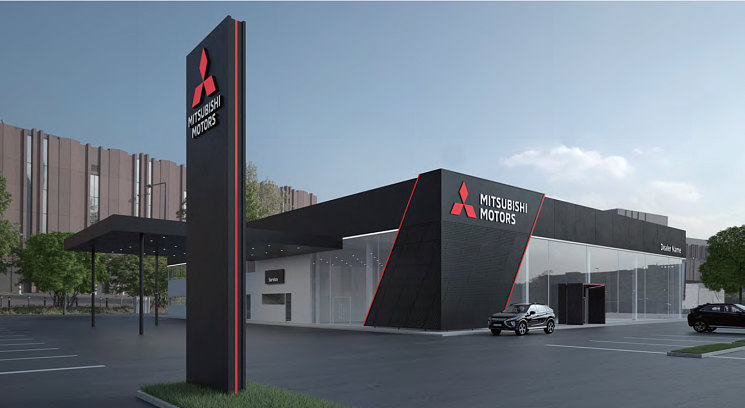 ​Mitsubishi Motors представляет новый глобальный дизайн дилерской сети 