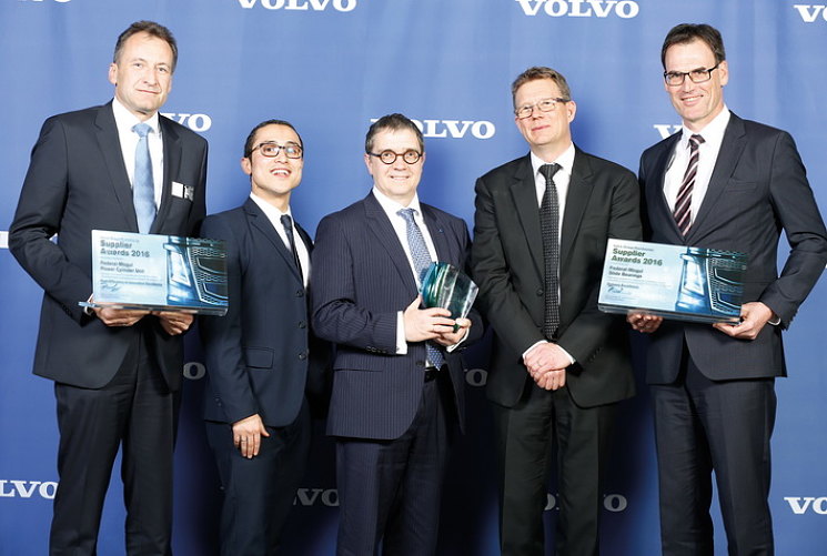 Успех подразделения Federal-Mogul Powertrain на церемонии вручения премии Volvo Group Purchasing Supplier Awards